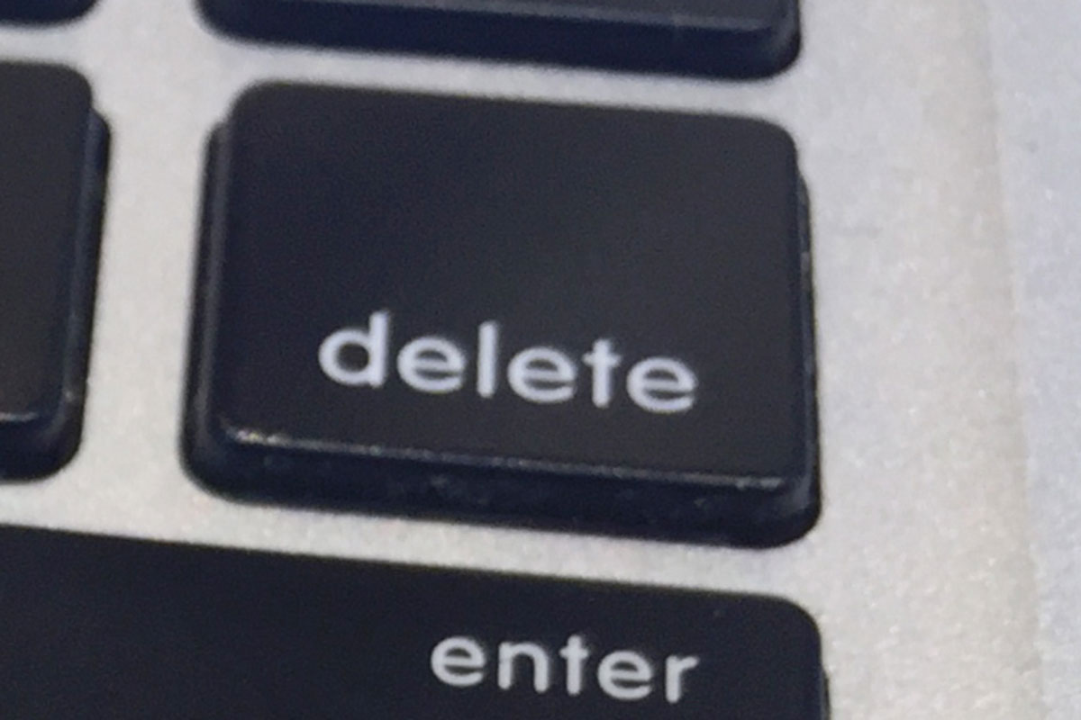 delete key